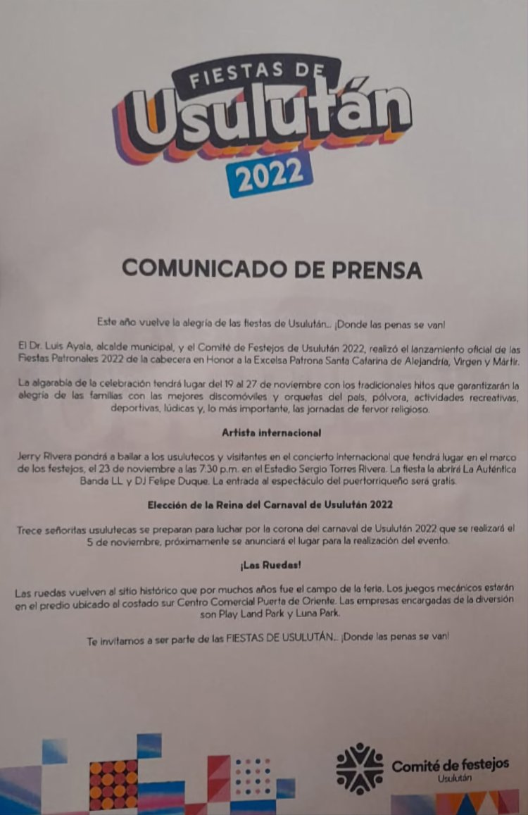 ¡Se acercan las fiestas Usulután! Radio Play Stereo