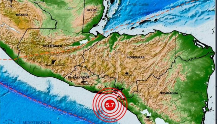 Fuerte sismo sacude El Salvador