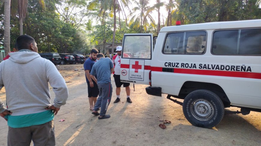 Cruz Roja sigue brindando atención en Playa El Espino