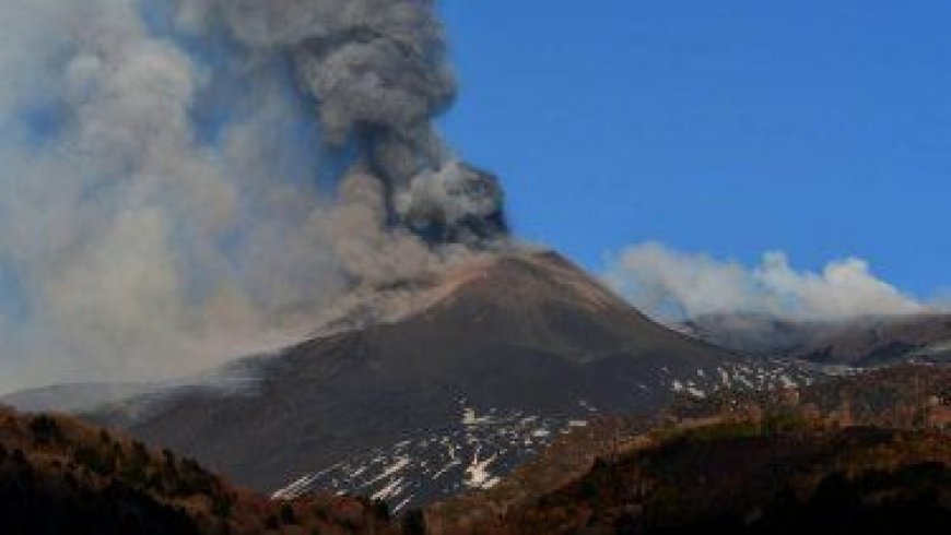 Alerta por Volcán Etna, Italia