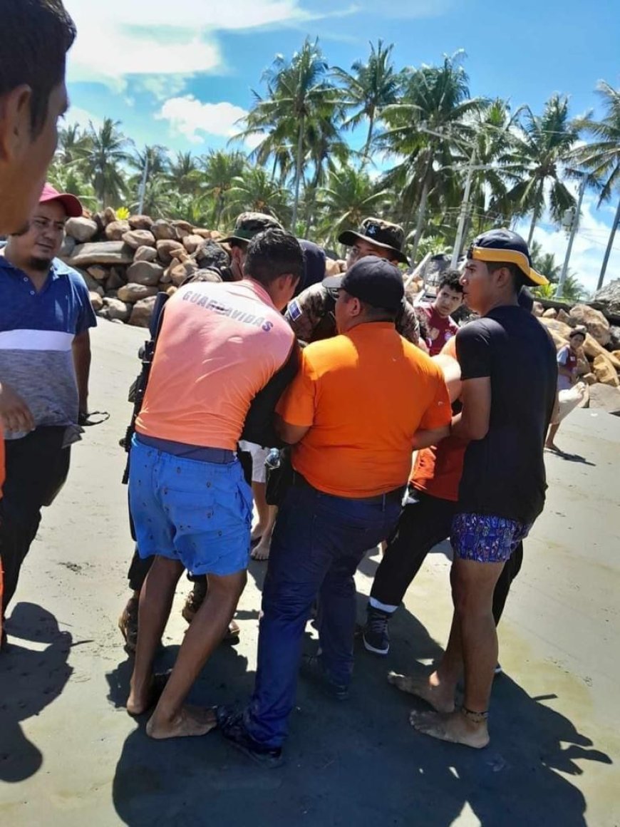 Fallecen tres personas por ahogamiento en Playa El Espino, Usulután
