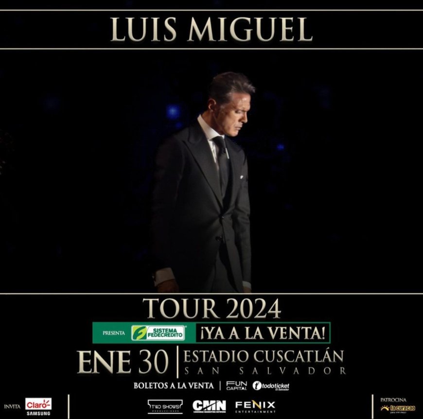 ¿Cuándo inicia la venta de boletos para el concierto de Luis Miguel en El Salvador?
