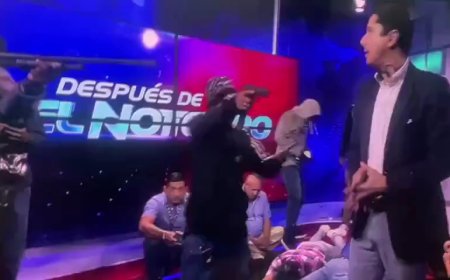 Grupo armado secuestra a televisora ecuatoriana