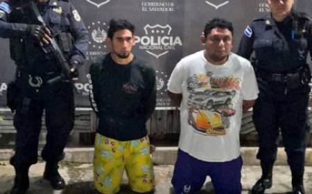 PNC captura a 2 hombres por asesinato en Sensuntepeque