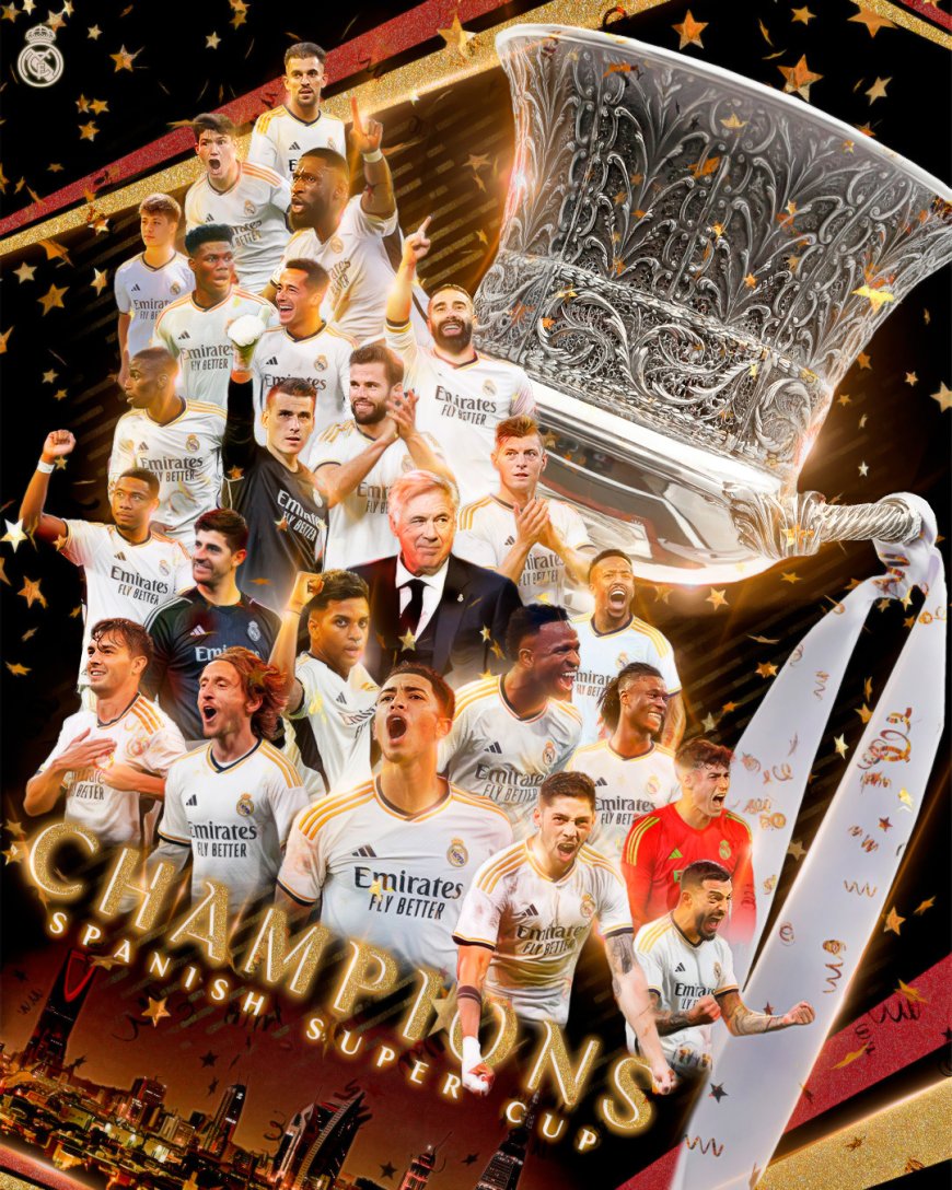 ¡Real Madrid campeón de la Supercopa de España!