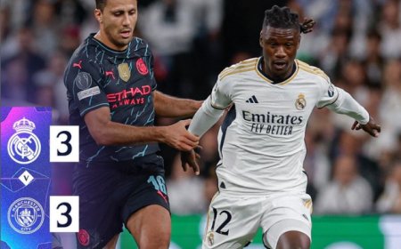 Fiesta de goles en el Bernabéu