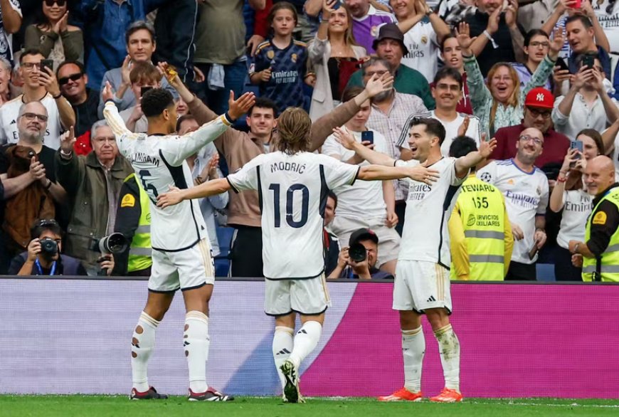 El Real Madrid se impuso al Cádiz en el Bernabéu