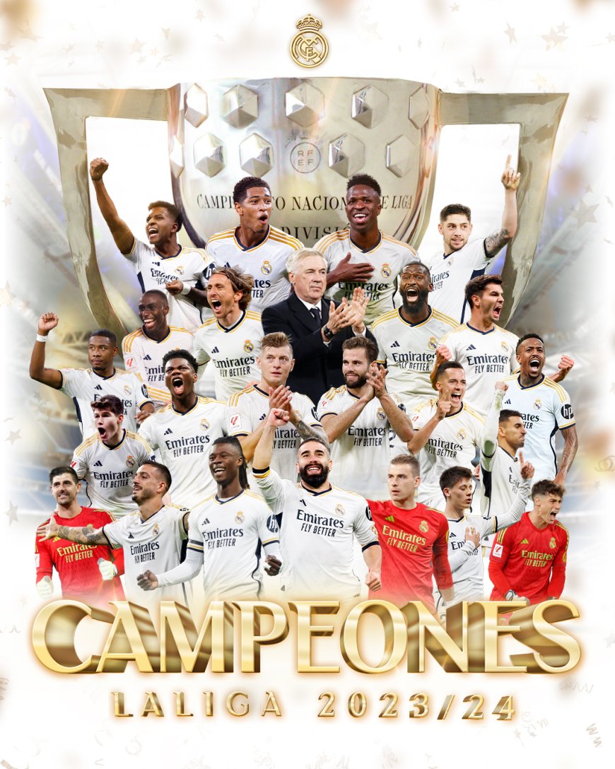 ¡Real Madrid ya es campeón de LaLiga EA Sports!