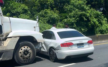 Accidente de tránsito en carretera a Sonsonate