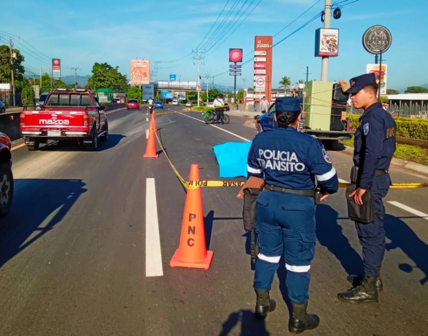 Motociclista fallecido en carretera panamericana