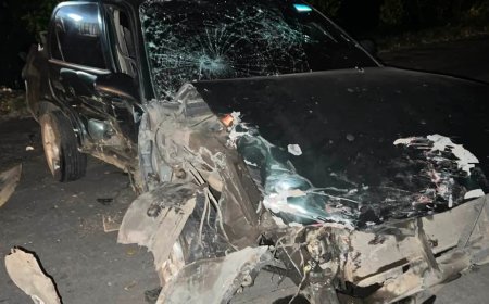 Aparatoso accidente registrado en carretera a Puerto Parada, Usulután