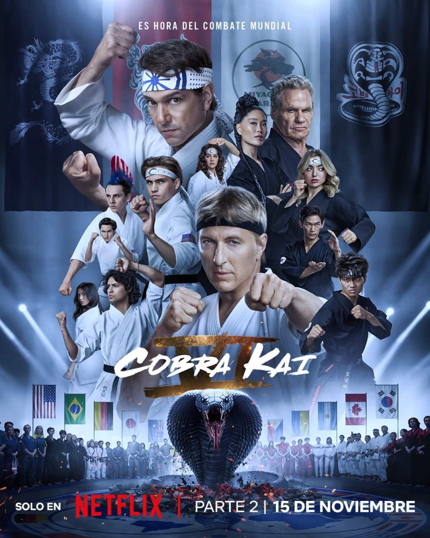 Netflix anuncia estreno de segunda parte de la temporada 6 de COBRA KAI