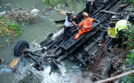 Guatemala: Trágico accidente de autobús dejó 51 muertos en Puente Belice