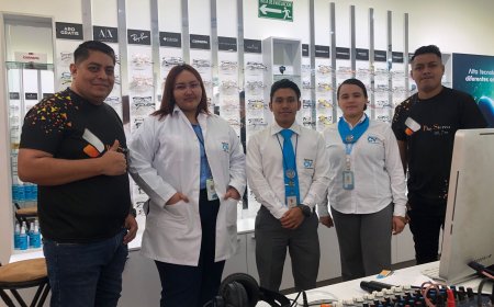 Tu salud visual es prioridad: Cabina Móvil desde Ópticas CV+ Plaza Mundo Usulután