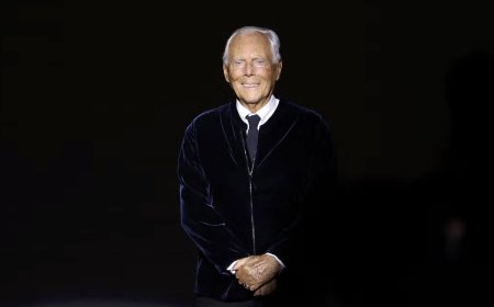 Luto en la industria de la moda, fallece Giorgio Armani, legendario diseñador italiano a los 91 años