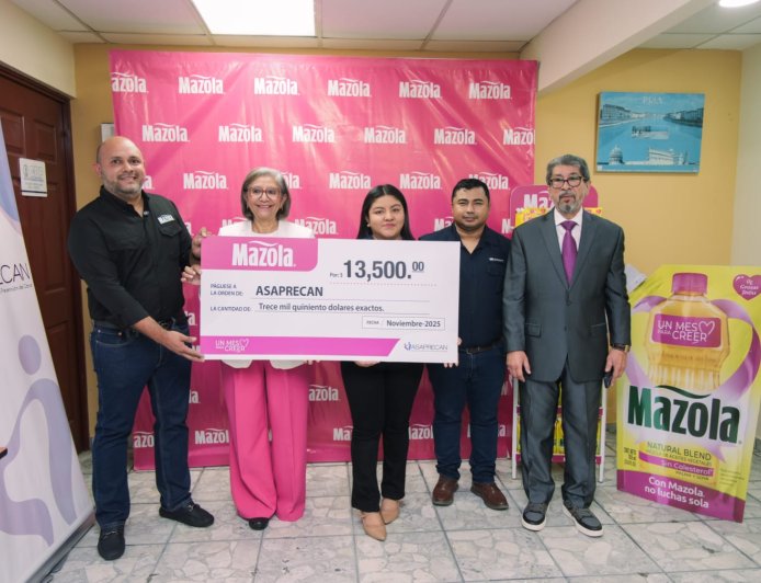 Mazola entrega donativo de $13,500 a ASAPRECAN y reafirma su compromiso con la salud de las mujeres salvadoreñas