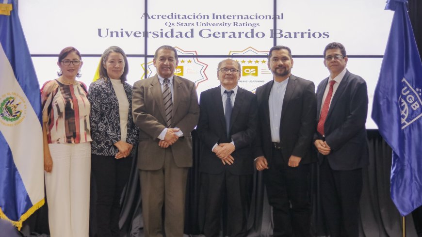 Universidad Gerardo Barrios obtiene certificación internacional QS Stars University Rating
