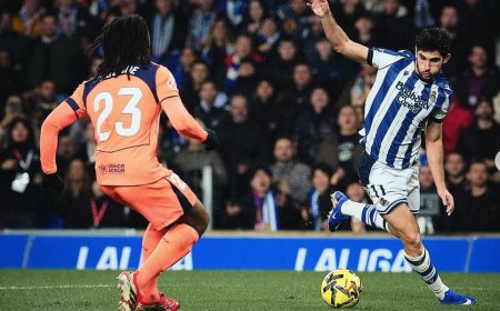 Real Sociedad sorprende y vence 2-1 al Barcelona en la jornada 20 de LaLiga