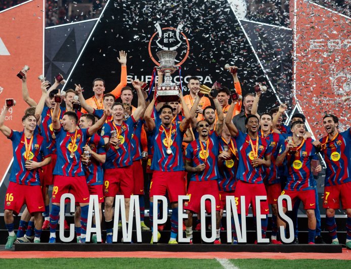 Una final de infarto, Barcelona vence al Real Madrid por la Supercopa de España 2026