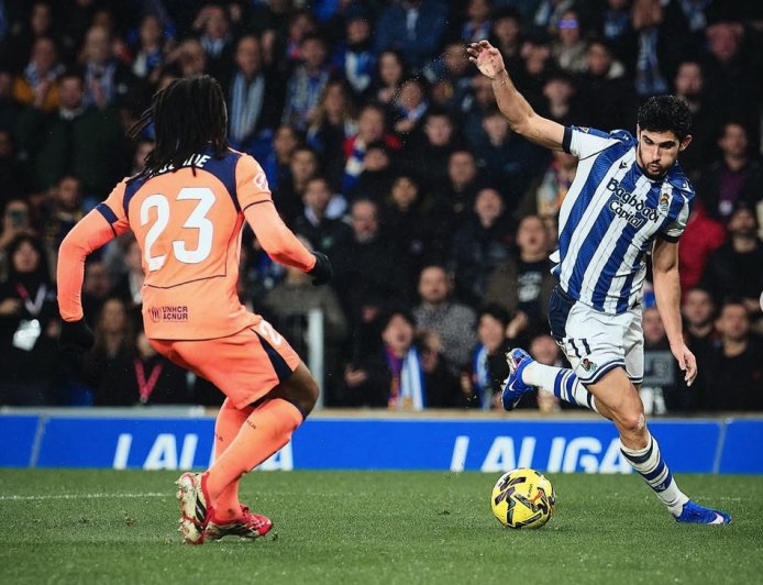 Real Sociedad sorprende y vence 2-1 al Barcelona en la jornada 20 de LaLiga