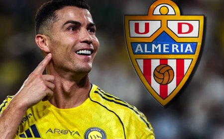 Cristiano Ronaldo da un paso histórico: adquiere el 25% de UD Almería