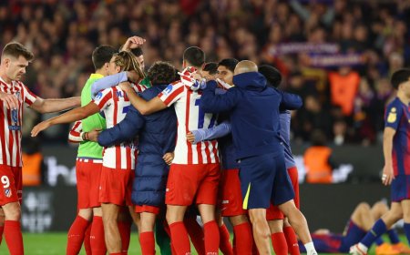 Atlético de Madrid elimina al Barcelona y avanza a la final de la Copa del Rey