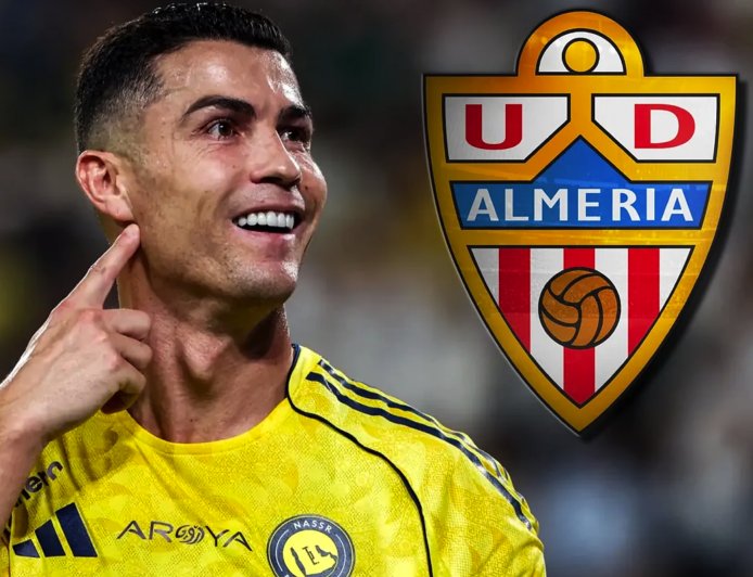 Cristiano Ronaldo da un paso histórico: adquiere el 25% de UD Almería