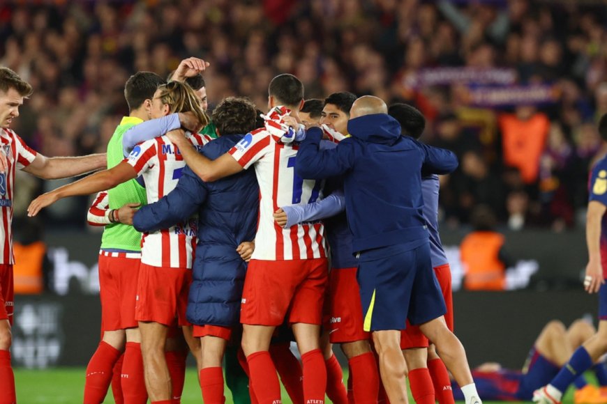 Atlético de Madrid elimina al Barcelona y avanza a la final de la Copa del Rey