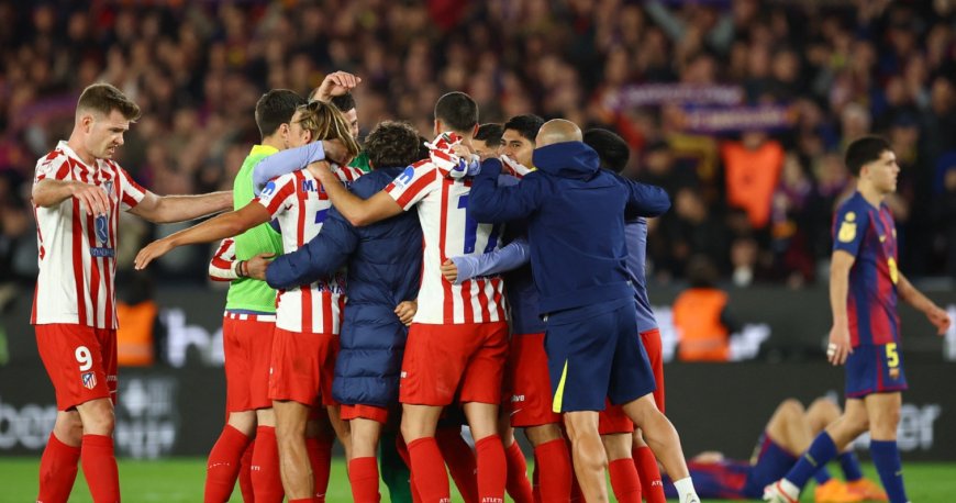 Atlético de Madrid elimina al Barcelona y avanza a la final de la Copa del Rey