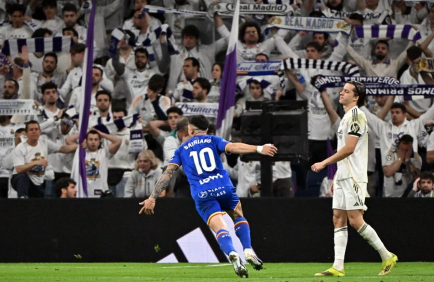 Getafe sorprende en el Bernabéu y frena al Real Madrid en la lucha por LaLiga