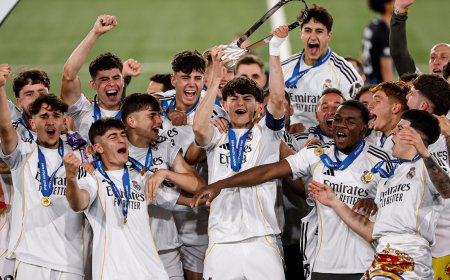 El Real Madrid Sub-19 se corona campeón de la UEFA Youth League 2026