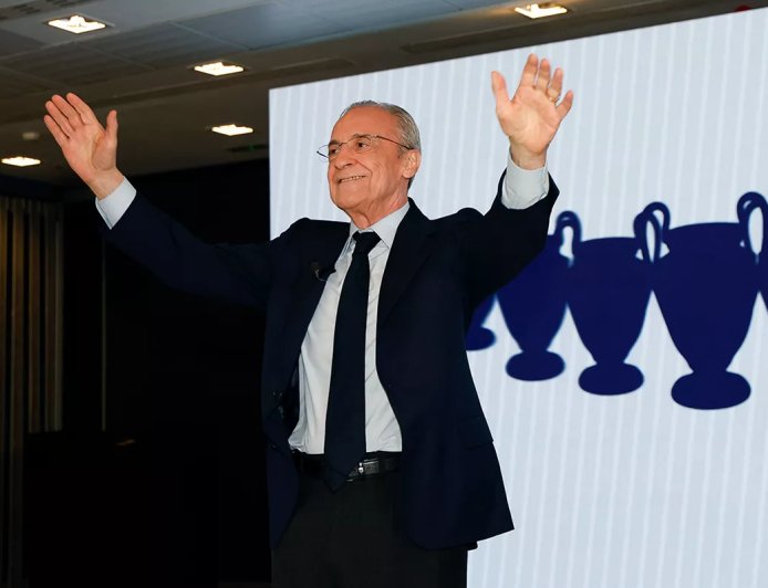 Florentino Pérez continuará al frente del Real Madrid tras imponerse en las elecciones presidenciales