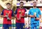 España arrasa en los premios del Mundial 2026: Rodri, Unai Simón y Pau Cubarsí hacen historia