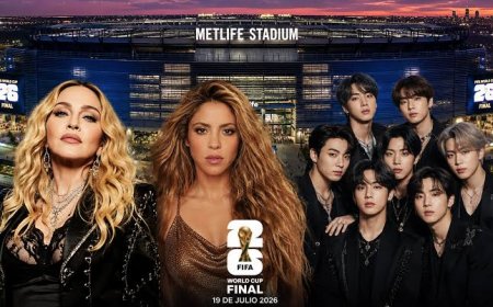 Justin Bieber se une a Shakira, Madonna y BTS para la gran final del Mundial 2026