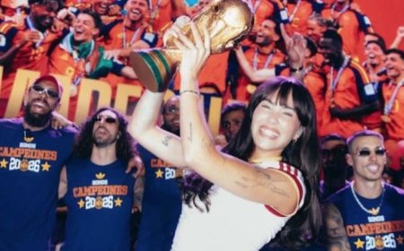Aitana pone la banda sonora a la celebración de España tras conquistar el Mundial 2026