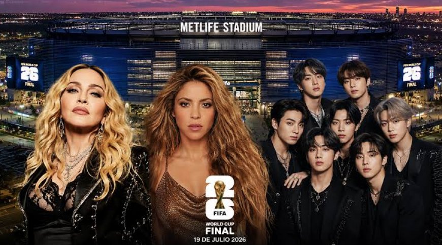 Justin Bieber se une a Shakira, Madonna y BTS para la gran final del Mundial 2026