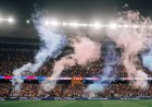 Miles de esteladas llenan el Spotify Camp Nou durante el Barcelona-Athletic