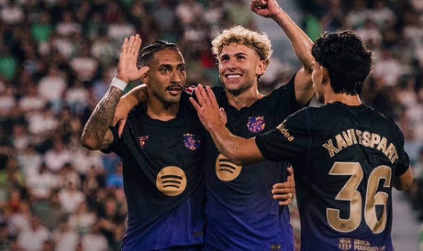 El Barcelona arranca LaLiga con goleada: 5-0 al Elche en una exhibición ofensiva