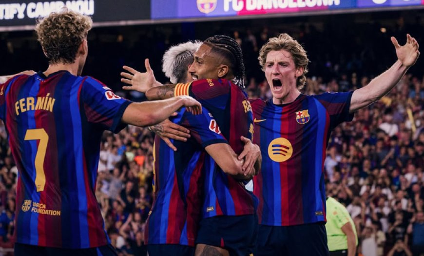 Barcelona derrota al Athletic y suma seis puntos en el inicio de LaLiga