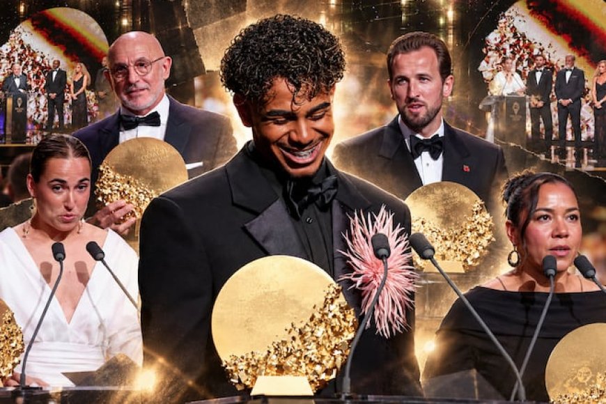 Lamine Yamal, Unai Simón, Cata Coll y Charlyn Corral destacan entre los ganadores del Balón de Oro 2026