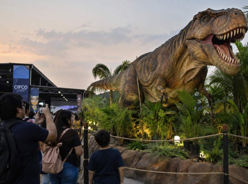 CIFCO Jurásico: el parque de dinosaurios que sorprende a las familias salvadoreñas