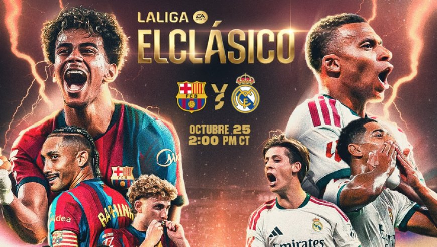 ¡Barcelona y Real Madrid paralizan el fútbol mundial con un clásico de alto voltaje!